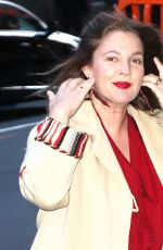 DREW BARRYMORE Arrives at Good Morning America in New York 04/01/2019