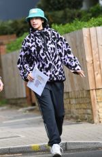 DUA LIPA Out House Hunting in London 04/26/2019