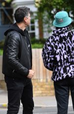 DUA LIPA Out House Hunting in London 04/26/2019