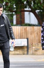 DUA LIPA Out House Hunting in London 04/26/2019
