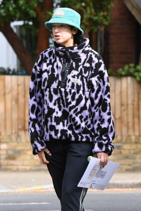 DUA LIPA Out House Hunting in London 04/26/2019
