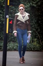 ELEANOR TOMLINSON Out and About in London 04/08/2019