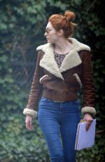 ELEANOR TOMLINSON Out and About in London 04/08/2019