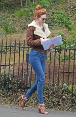 ELEANOR TOMLINSON Out and About in London 04/08/2019