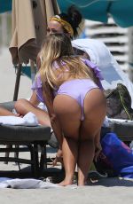 ELISA DE PANICIS AGNELLI in Bikini at a Beach in Miami 03/27/2019