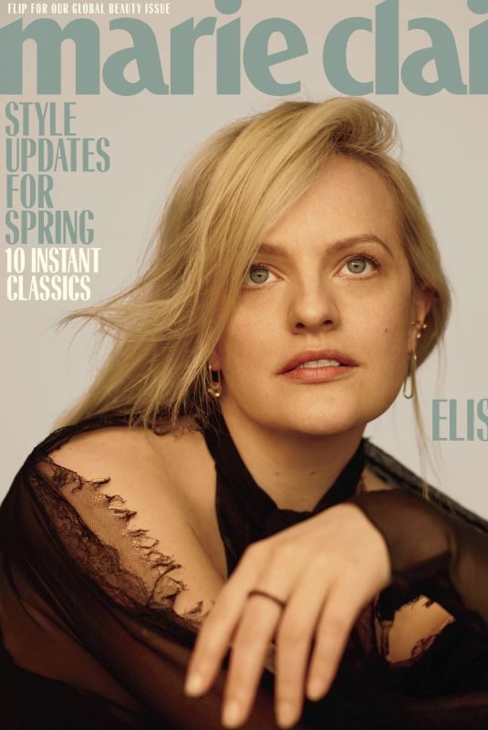 ELISABETH MOSS in Marie Claire Magazine, May 2019