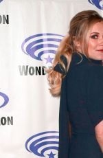 ELIZA TAYLOR at The 100 Press Line at WonderCon in Anaheim 03/31/2019