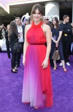 ELIZABETH HENSTRIDGE at Avengers: Endgame Premiere in Los Angeles 04/22/2019