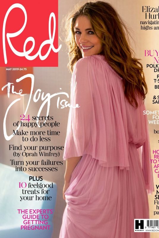 ELIZABETH HURLEY in Red Magazine, May 2019