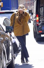 ELIZABETH OLSEN Leaves Her Hotel in New York 04/04/2019