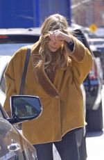 ELIZABETH OLSEN Leaves Her Hotel in New York 04/04/2019