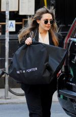 ELIZABETH OLSEN Out and About in New York 04/10/2019