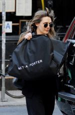ELIZABETH OLSEN Out and About in New York 04/10/2019