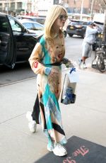 ELLE FANNING Arrives at Bowery Hotel in New York 04/04/2019