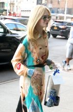 ELLE FANNING Arrives at Bowery Hotel in New York 04/04/2019