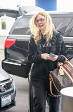 ELLE FANNING at Los Angeles International Airport 04/03/2019