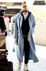 ELLE FANNING at Los Angeles International Airport 04/22/2019