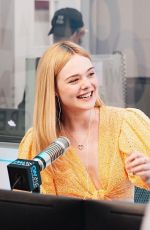 ELLE FANNING at On Air with Ryan Seacrest in Los Angeles 04/18/2019