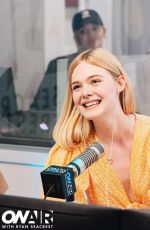 ELLE FANNING at On Air with Ryan Seacrest in Los Angeles 04/18/2019
