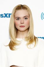 ELLE FANNING at SiriusXM Studios in New York 04/04/2019