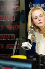 ELLE FANNING at SiriusXM Studios in New York 04/04/2019