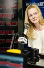 ELLE FANNING at SiriusXM Studios in New York 04/04/2019