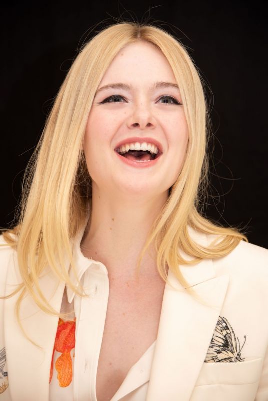 ELLE FANNING at Teen Spirit Press Conference in Beverly Hills, March 2019