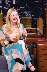 ELLE FANNING at Tonight Show Starring Jimmy Fallon in New York 04/04/2019