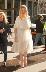 ELLE FANNING Out and About in New York 04/04/2019