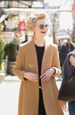 ELLE FANNING Out in New York 04/04/2019