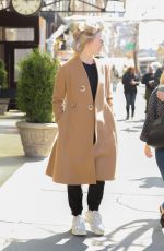ELLE FANNING Out in New York 04/04/2019
