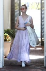 ELLE FANNING Out Shopping in West Hollywood 04/06/2019