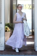 ELLE FANNING Out Shopping in West Hollywood 04/06/2019