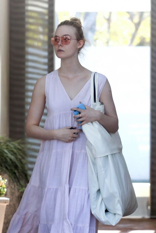 ELLE FANNING Out Shopping in West Hollywood 04/06/2019