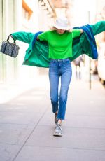 ELSA HOSK Out and About in New York 04/24/2019
