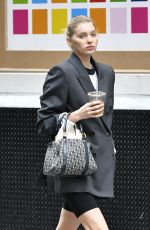 ELSA HOSK Out for Coffee in New York 04/29/2019