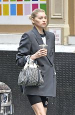 ELSA HOSK Out for Coffee in New York 04/29/2019