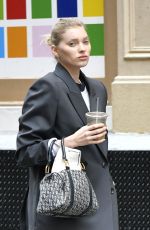 ELSA HOSK Out for Coffee in New York 04/29/2019