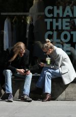 ELSA HOSK Out in New York 04/17/2019