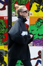 ELSA HOSK Out Shopping in New York 04/18/2019