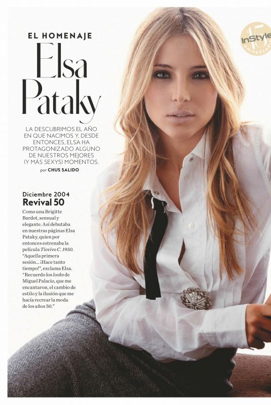 ELSA PATAKY in Instyle Magazine, Spain May 2019