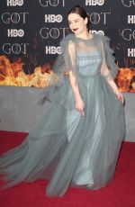 EMILIA CLARKE at Game of Thrones, Season 8 Premiere in New York 04/03/2019