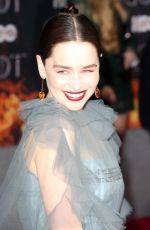 EMILIA CLARKE at Game of Thrones, Season 8 Premiere in New York 04/03/2019