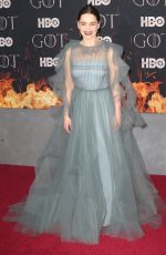 EMILIA CLARKE at Game of Thrones, Season 8 Premiere in New York 04/03/2019