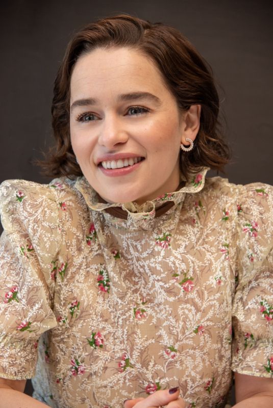 EMILIA CLARKE at Game of Thrones, Season 8 Press Conference in New York 04/04/2019