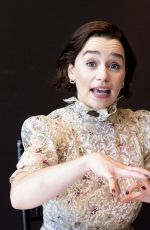 EMILIA CLARKE at Game of Thrones, Season 8 Press Conference in New York 04/04/2019