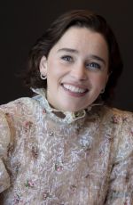 EMILIA CLARKE at Game of Thrones, Season 8 Press Conference in New York 04/04/2019