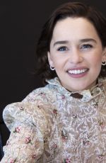 EMILIA CLARKE at Game of Thrones, Season 8 Press Conference in New York 04/04/2019