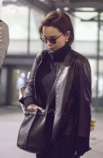 EMILIA CLARKE at Heathrow Airport in London 04/07/2019