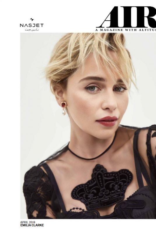 EMILIA CLARKE in Air Magazine, April 2019
